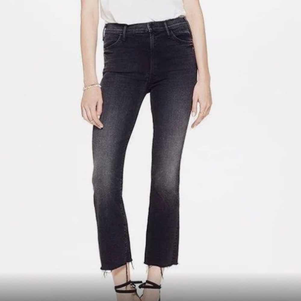MOTHER Denim The Hustler Ankle Fray Size 30 Color Cats got your tongue